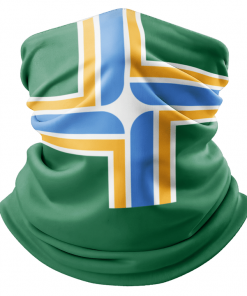 CITY OF PORTLAND FLAG FACE MASK NECK GAITER