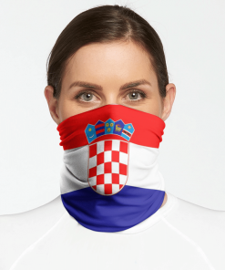 CROATIA FLAG FACE MASK NECK GAITER