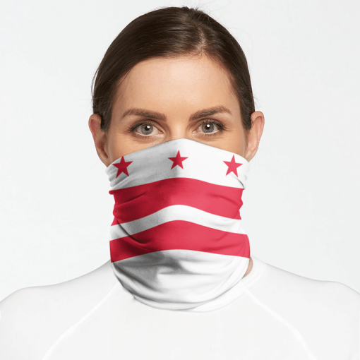 DC FLAG FACE MASK NECK GAITER