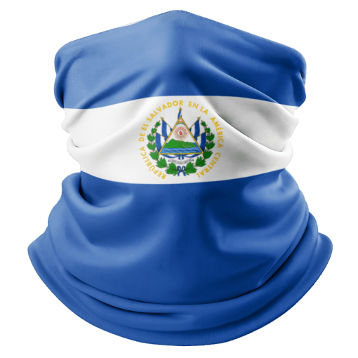 EL SALVADOR FLAG FACE MASK NECK GAITER