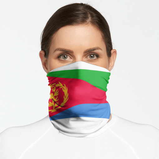 ERITREA FLAG FACE MASK NECK GAITE