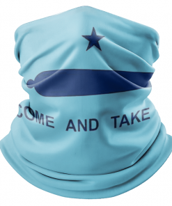 TEXAS HISTORY COME AND TAKE IT FLAG FACE MASK NECK GAITER