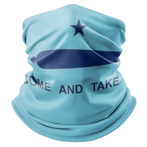 TEXAS HISTORY COME AND TAKE IT FLAG FACE MASK NECK GAITER