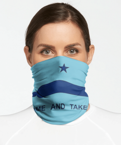 TEXAS HISTORY COME AND TAKE IT FLAG FACE MASK NECK GAITER