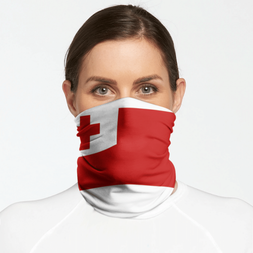 TONGA FLAG FACE MASK NECK GAITER