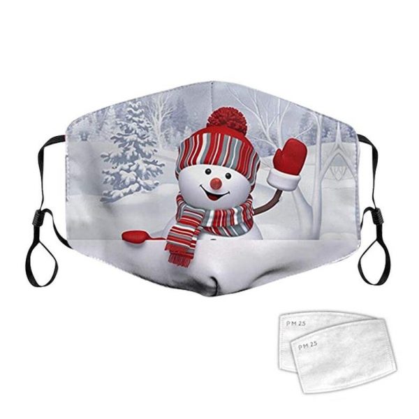 Christmas Face Mask, Machine-Washable, Waterproof, Breathable Mask ...