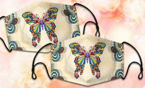 Colorful Butterfly Animal Lovers Awesome Face Mask