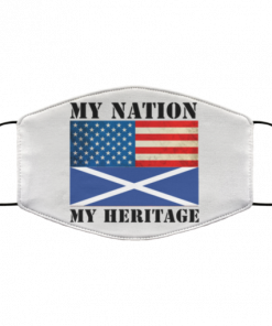 My nation my heritage face mask