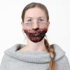 Horror Zombie face Creepy Cloth Face Mask