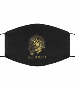 Rudolph Name - Lion Leo Star Sign Named Rudolph Face Mask