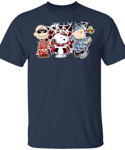 Charlie Woodstock Linus Snoopy Halloween Night Costumes T-Shirt