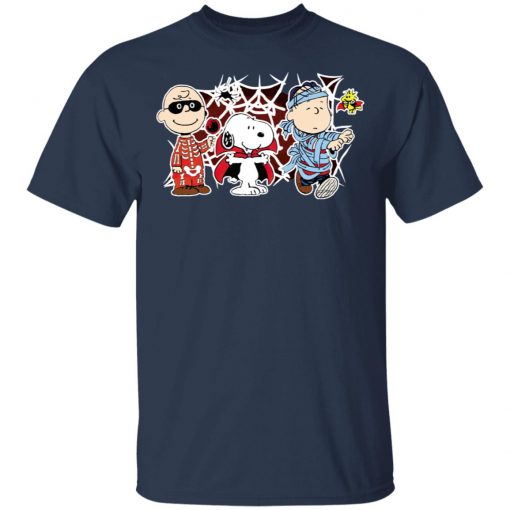 Charlie Woodstock Linus Snoopy Halloween Night Costumes T-Shirt