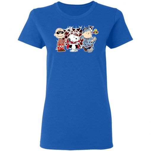 Charlie Woodstock Linus Snoopy Halloween Night Costumes T-Shirt