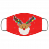 Rudolph coming to town Face Mask