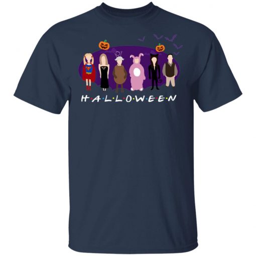 Childish Drawing Halloween Holiday FRIENDS T-Shirt