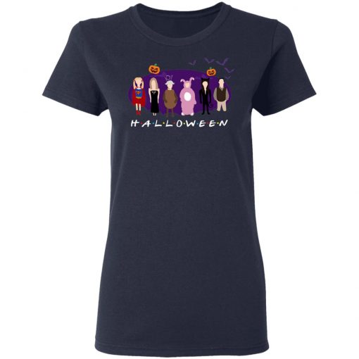 Childish Drawing Halloween Holiday FRIENDS T-Shirt