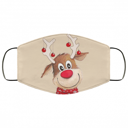 RUDOLF THE REINDEER Face Mask