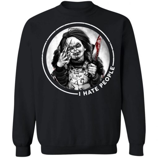 Chucky Doll I Hate People Halloween T-Shirt