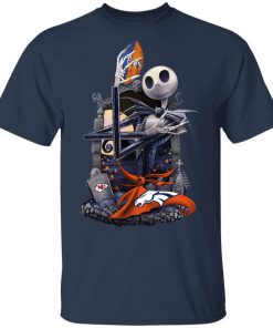 Denver Broncos Jack Skellington Halloween T-Shirt