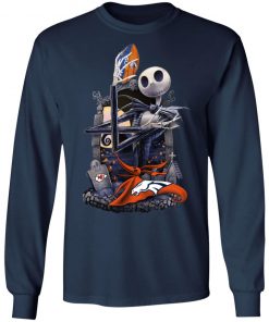 Denver Broncos Jack Skellington Halloween T-Shirt