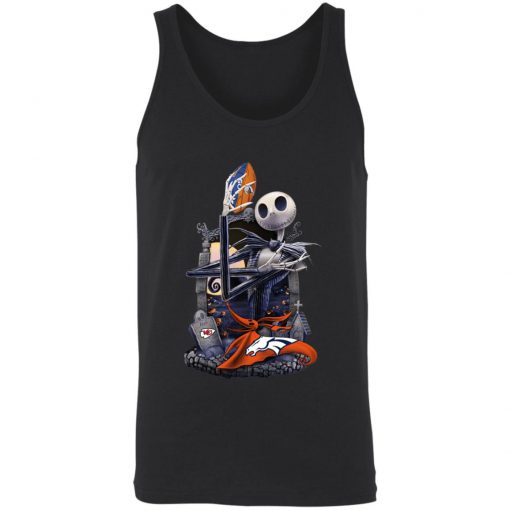 Denver Broncos Jack Skellington Halloween T-Shirt