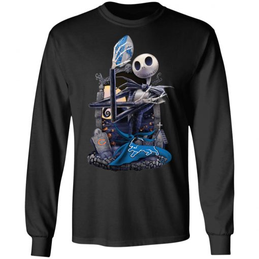 Detroit Lions Jack Skellington Halloween T-Shirt