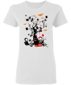 Gather Around The Living Halloween Tree Horror Killers T-Shirt