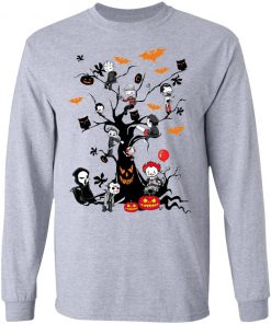 Gather Around The Living Halloween Tree Horror Killers T-Shirt