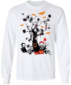 Gather Around The Living Halloween Tree Horror Killers T-Shirt