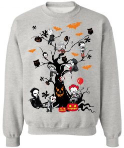 Gather Around The Living Halloween Tree Horror Killers T-Shirt
