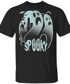Gravestone Ghost Spooky Halloween T-Shirt