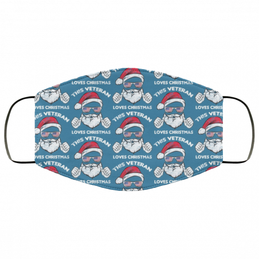 Funny Veterans Santa Claus Face Mask