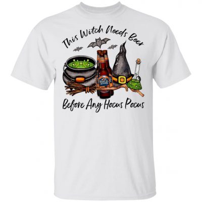 Samuel Adams Octoberfest Bottle This Witch Needs Beer Before Any Hocus Pocus Shirt