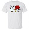Halloween Night Charlie Brown Scared Snoopy T-Shirt