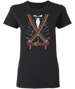 Gunslinger Sheriff With Two Guns Halloween Costume Shirt