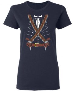 Gunslinger Sheriff With Two Guns Halloween Costume Shirt