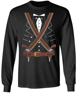 Gunslinger Sheriff With Two Guns Halloween Costume Shirt