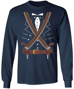 Gunslinger Sheriff With Two Guns Halloween Costume Shirt