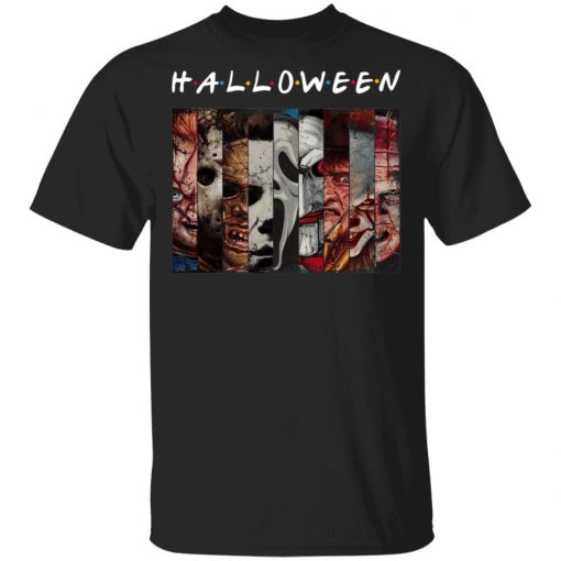 Halloween FRIENDS Horror Movies Killers T-Shirt