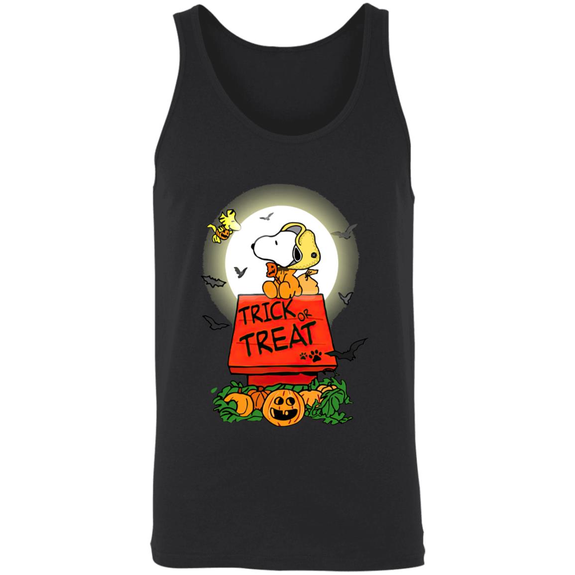 Halloween Trick Or Treat Pumbkin Woodstock And Snoopy T-Shirt Halloween Trick Or Treat Pumbkin Woodstock And Snoopy T-Shirt