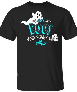 Halloween Say Boo And Scary On Shirts