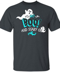 Halloween Say Boo And Scary On Shirts