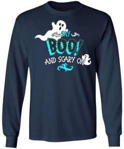 Halloween Say Boo And Scary On Shirts