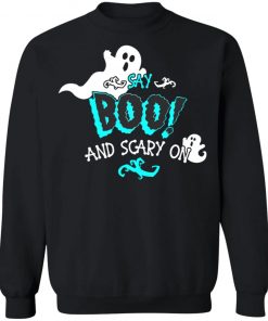 Halloween Say Boo And Scary On Shirts