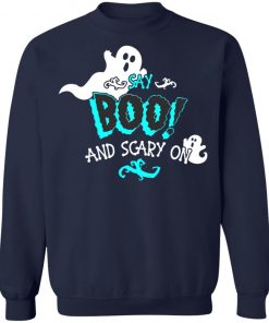 Halloween Say Boo And Scary On Shirts