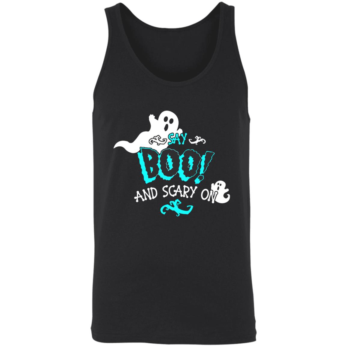 Halloween Say Boo And Scary On Shirts Halloween Say Boo And Scary On Shirts