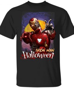 Marvel Horror Zombie Iron Man Halloween T-Shirt