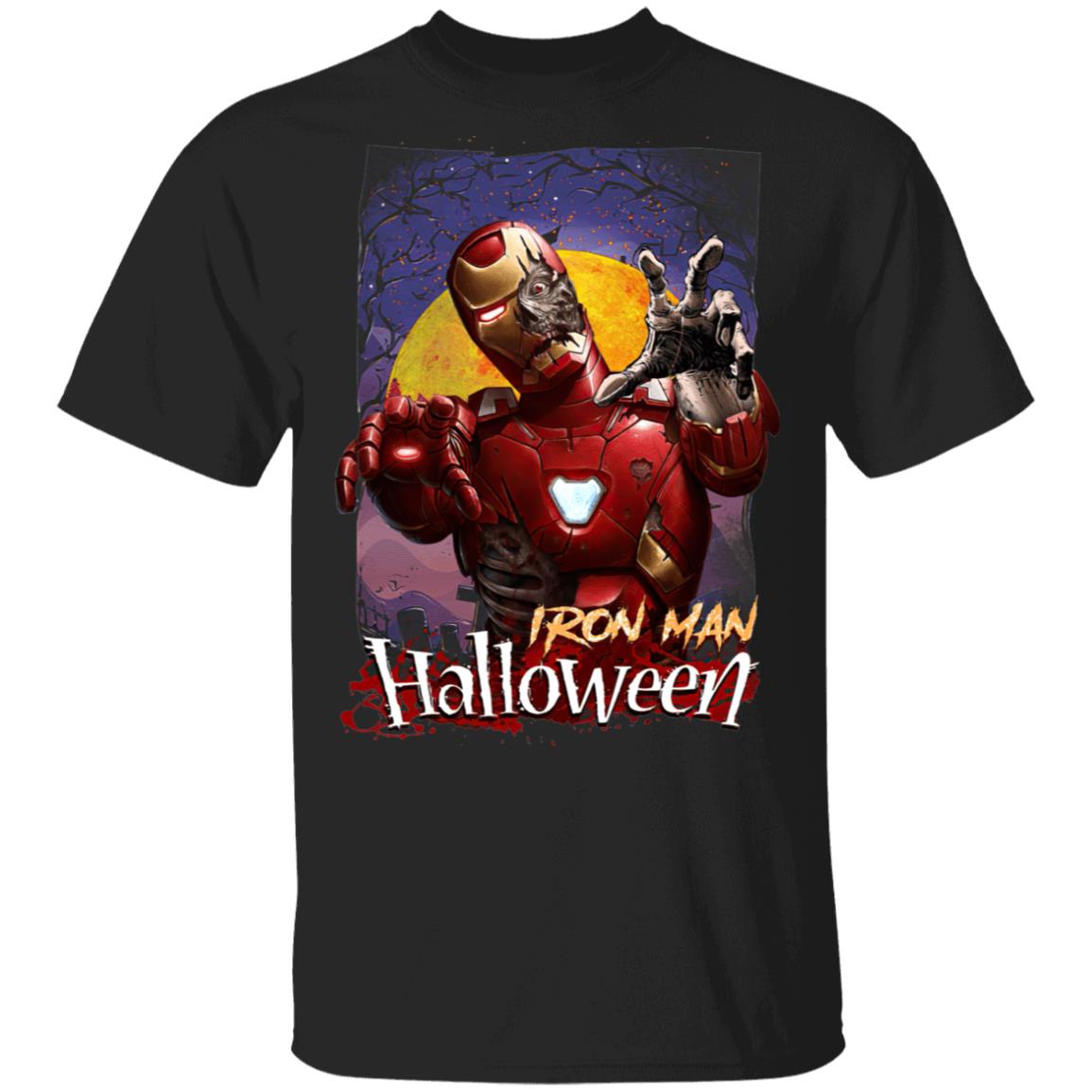 Marvel Horror Zombie Iron Man Halloween T-Shirt Marvel Horror Zombie Iron Man Halloween T-Shirt
