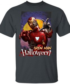 Marvel Horror Zombie Iron Man Halloween T-Shirt