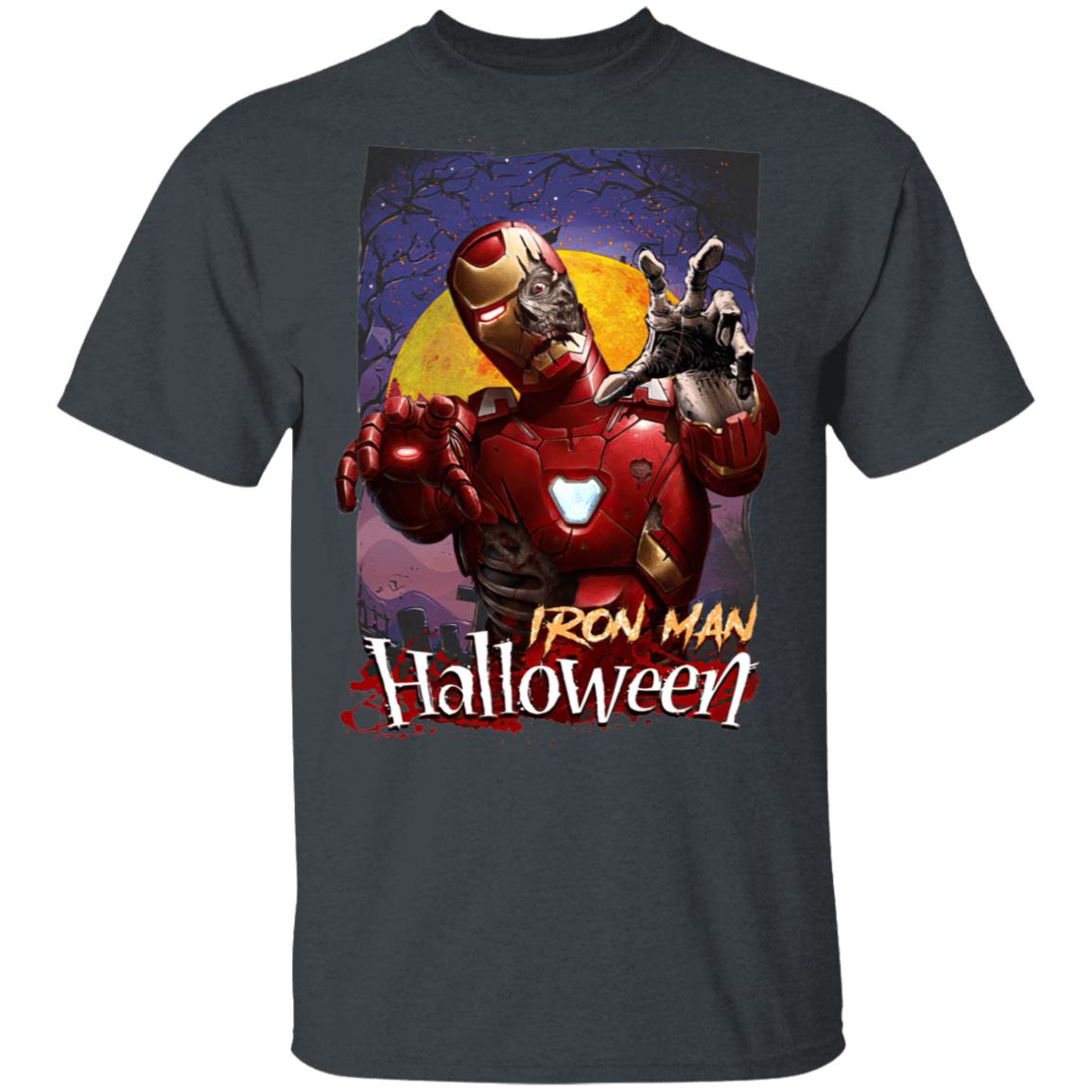 Marvel Horror Zombie Iron Man Halloween T-Shirt Marvel Horror Zombie Iron Man Halloween T-Shirt